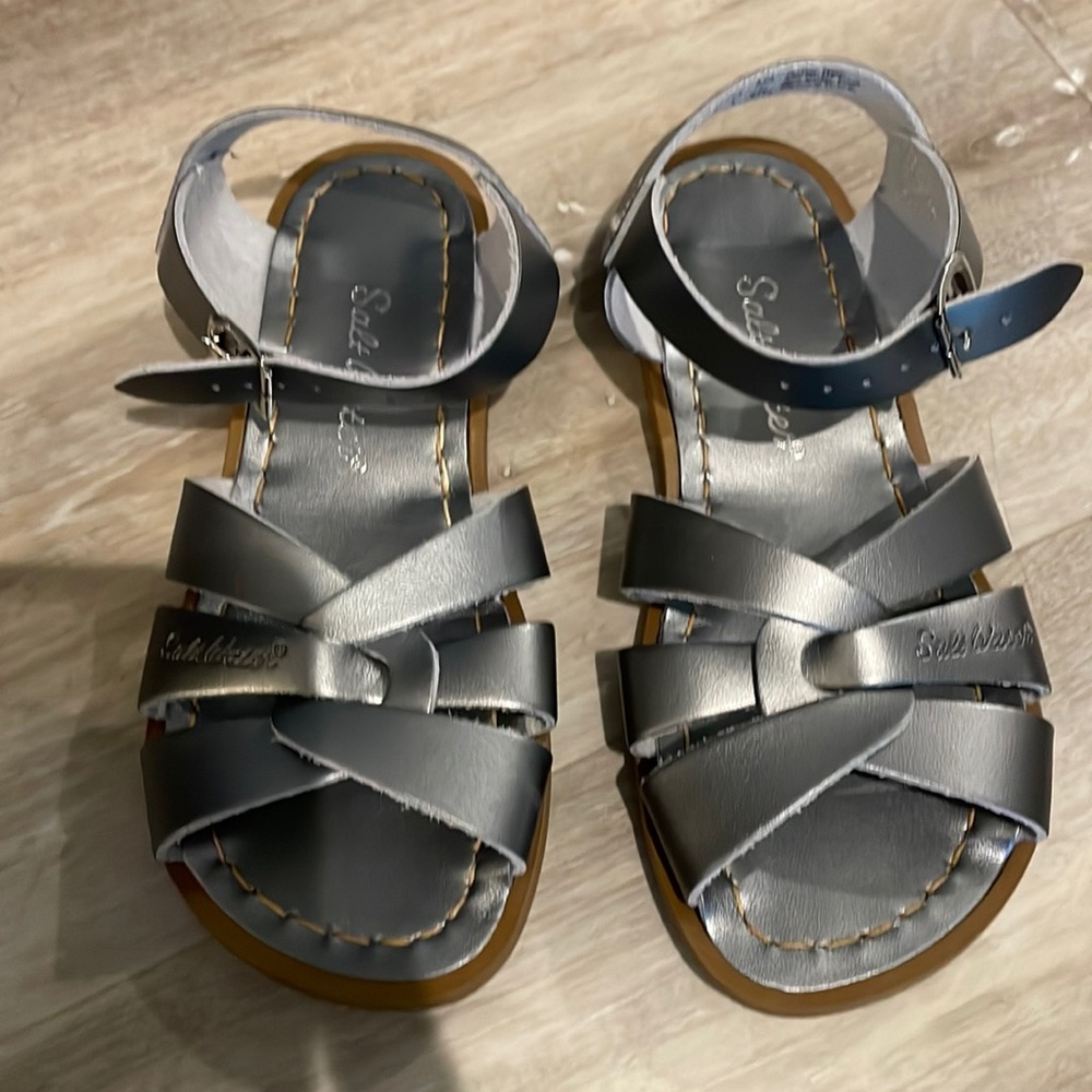 salt water sandals . Size 1 barely worn